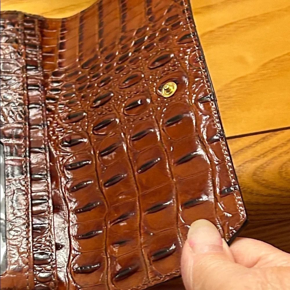 Brahmin Pecan Checkbook Wallet NWOT